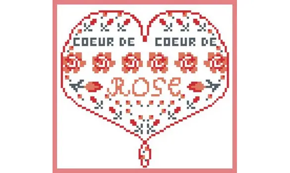 Coeur digoin ROSE
