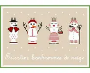 Tricotins bonhommes de neige