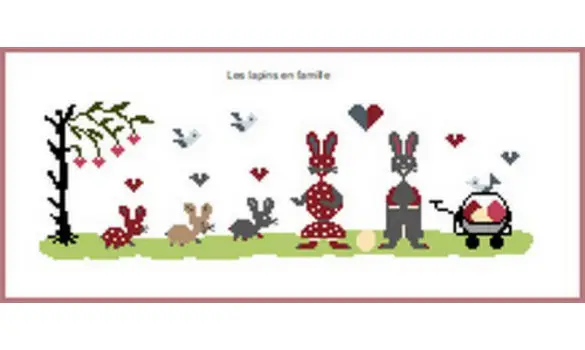 Les lapins en famille