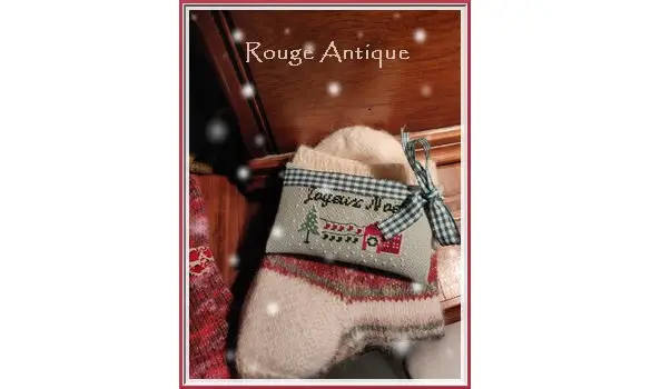 Coussin chaussettes autom sapin noel