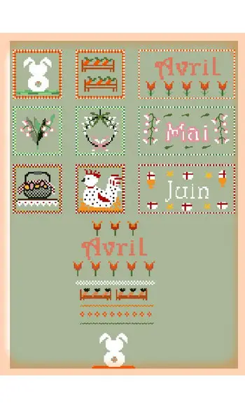 Coussin Avril mai juin