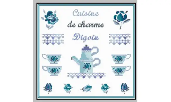 cuisine de charme bleue