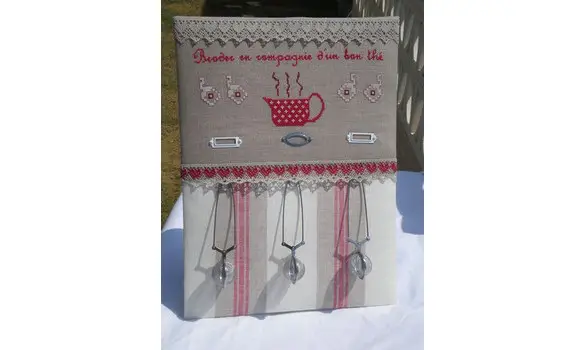 Broder en compagnie d'un thé